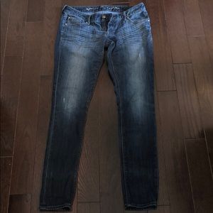 Express Low Rise Skinny Ankle Jeans